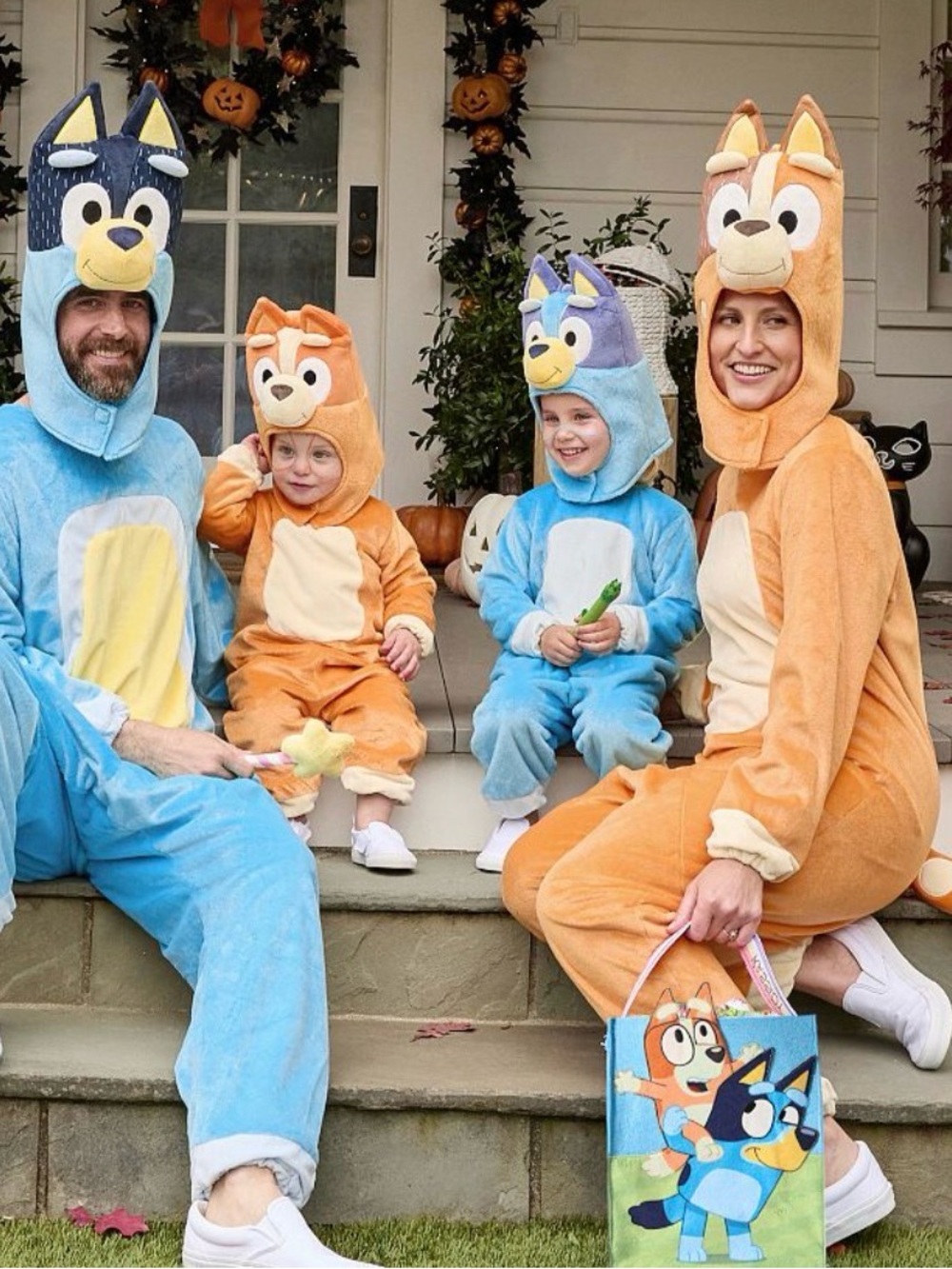 Pottery Barn Kids Adult Costume - Bluey Bandit Jumpsuit - Picture 2 of 4